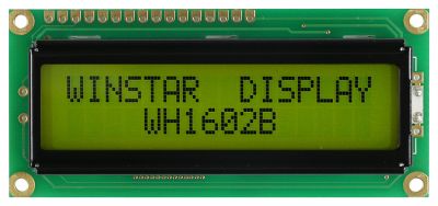 2x16LcdDisplayGreen-WH1602B-YYH-ETK